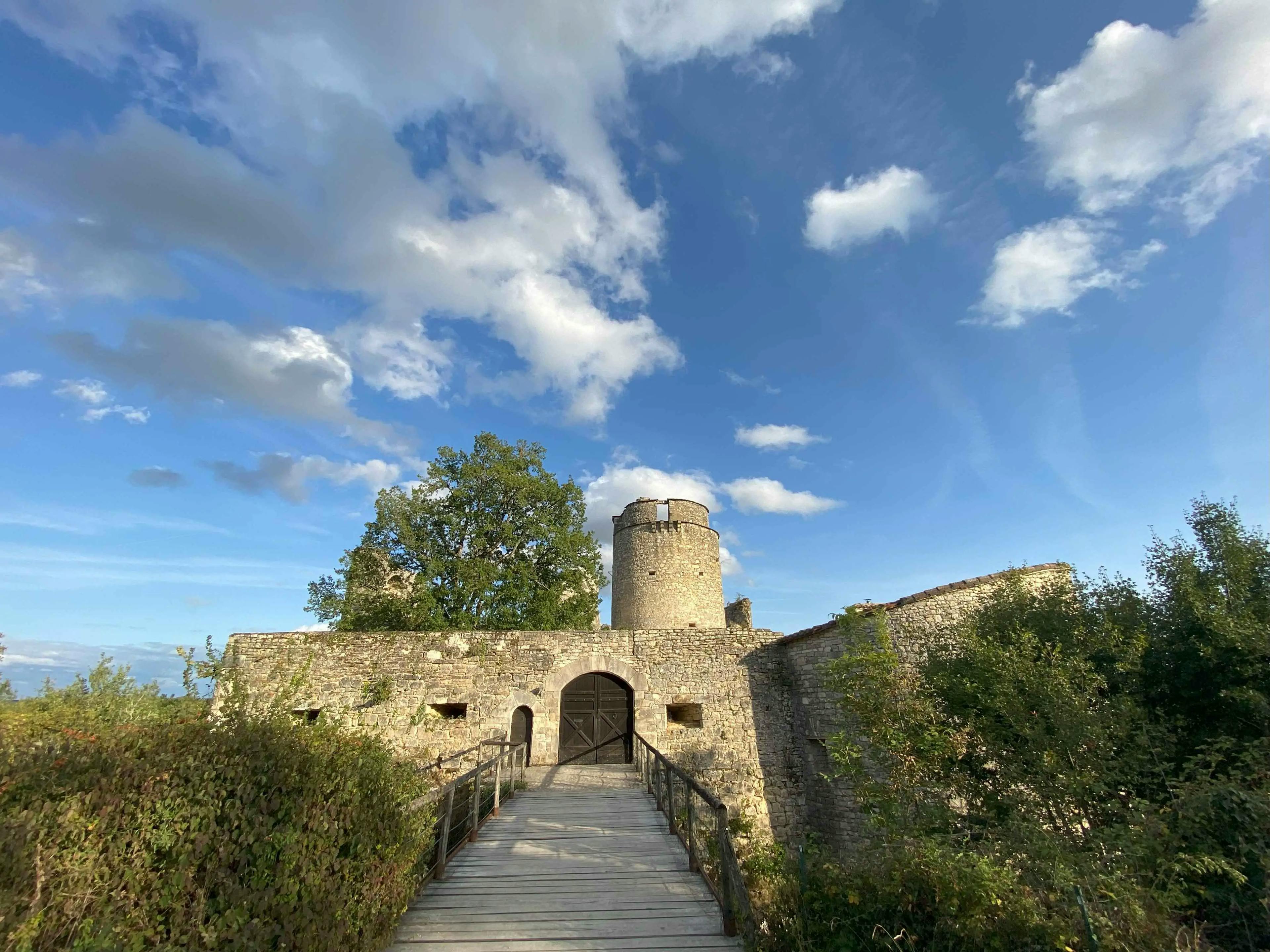 The chateau de Roussillon